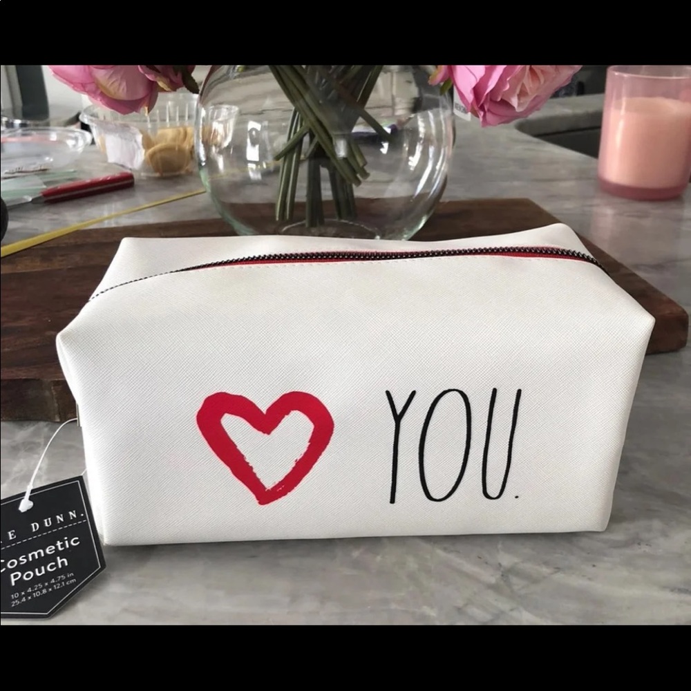Rae Dunn cosmetic bag pouch NEW!